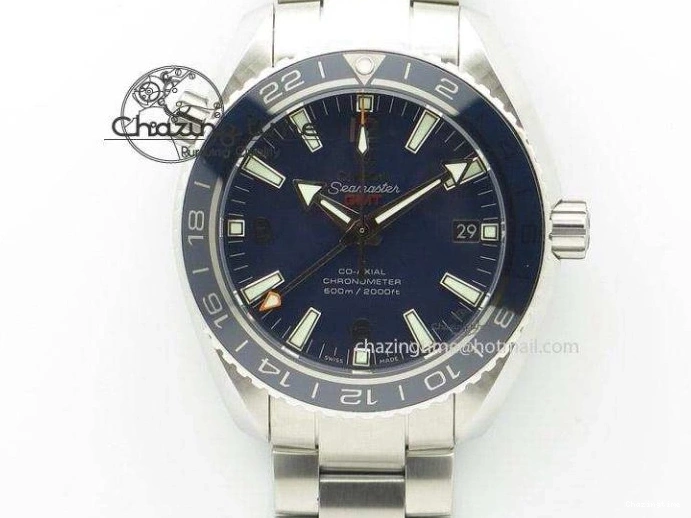 0805 De Ville Hour Vision Co-Axial 41mm SS V6F Best Edition Black Dial On SS Bracelet A BestValue 8277